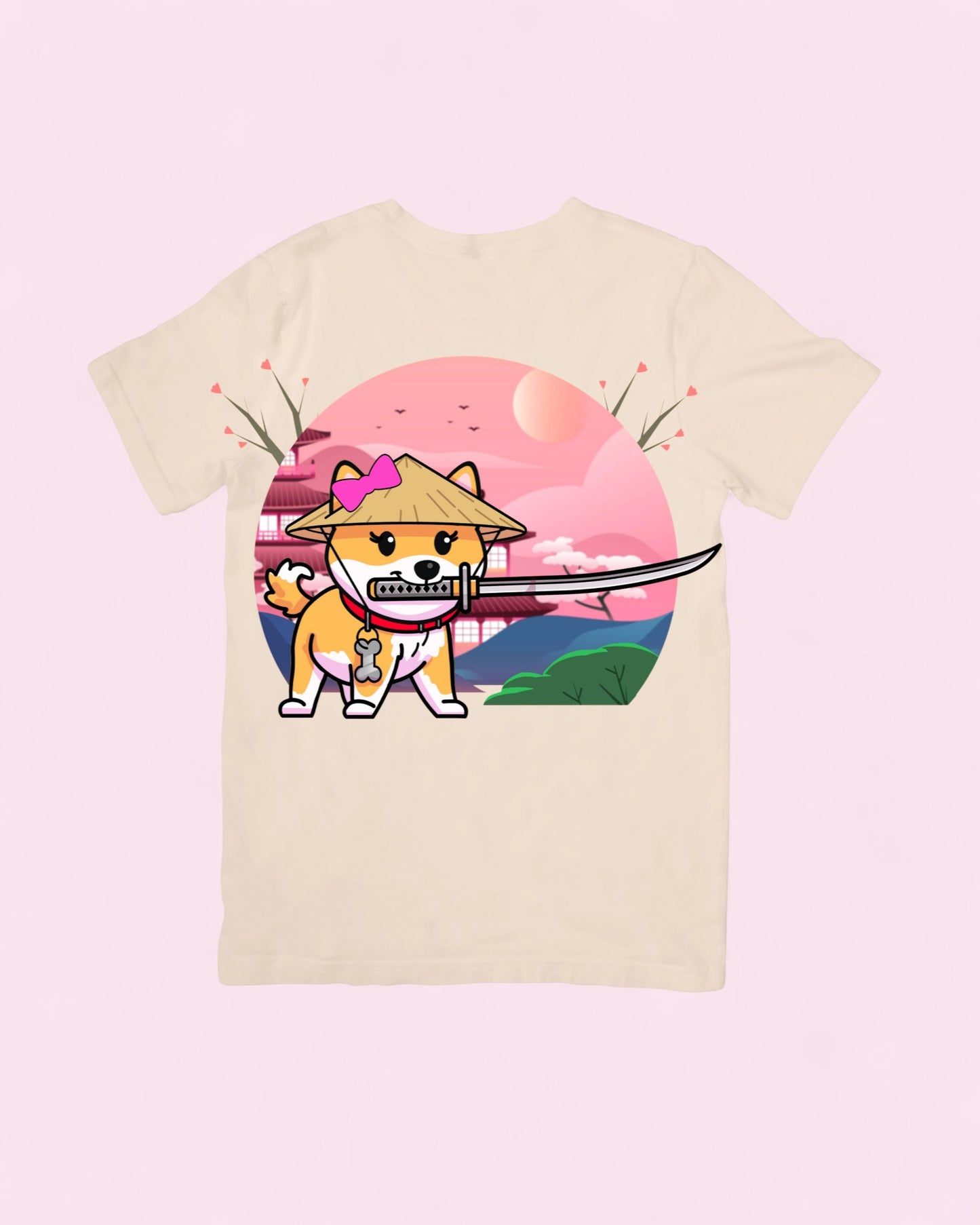 Limited Edition Women’s Beige Samurai MOMO T-Shirt