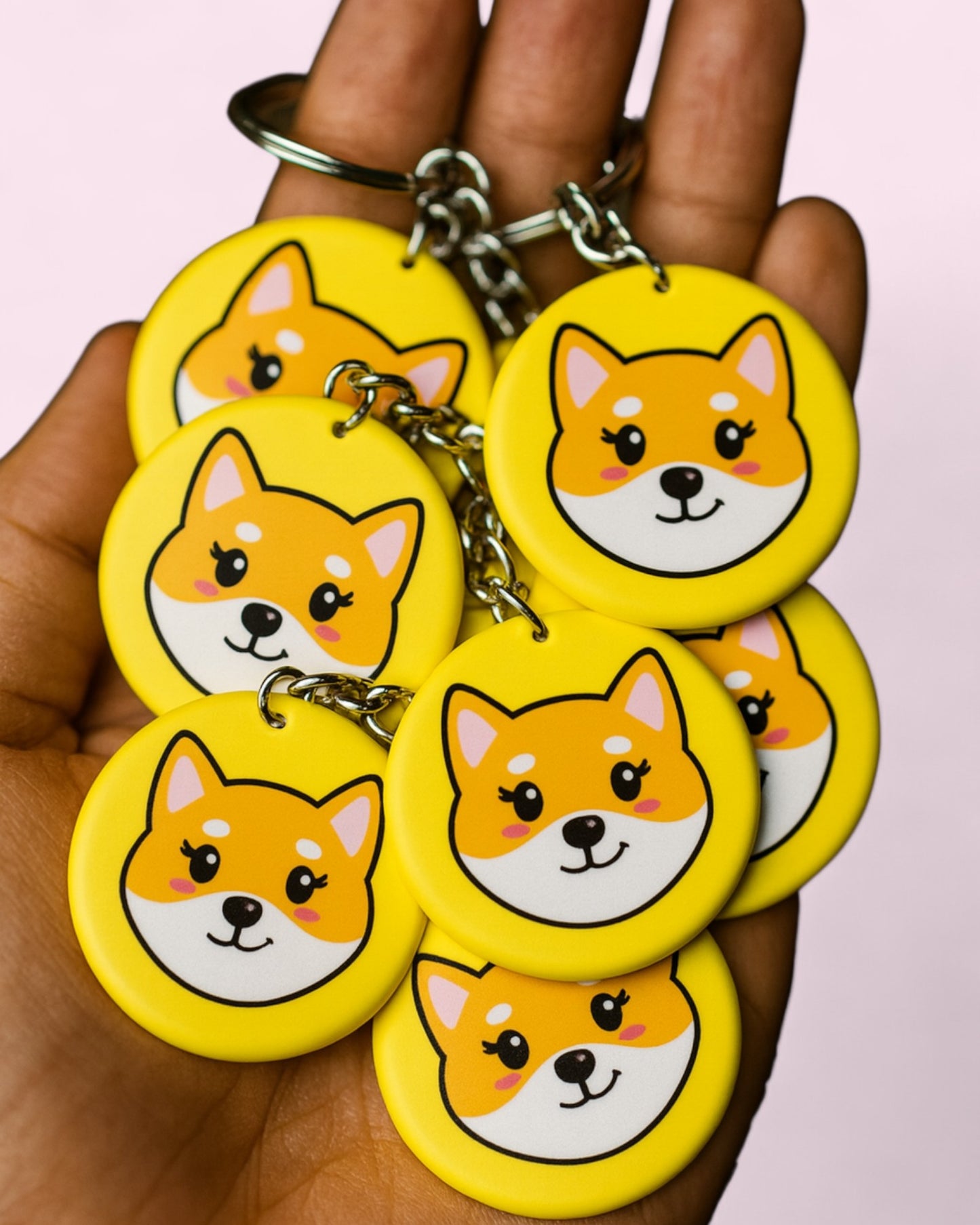 Limited Edition Cute Momo Keychain Yellow