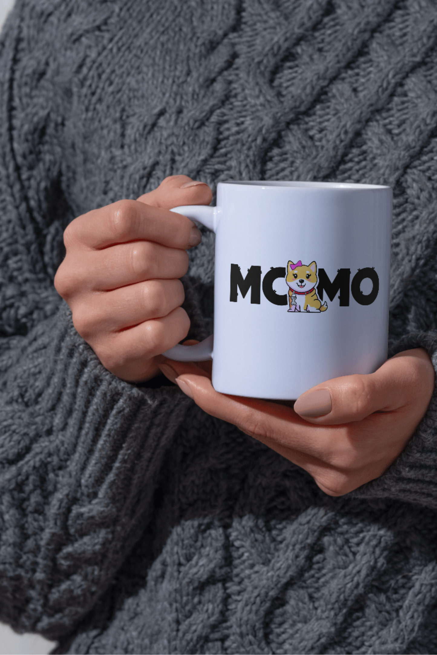 Limited Edition Momo Mug White